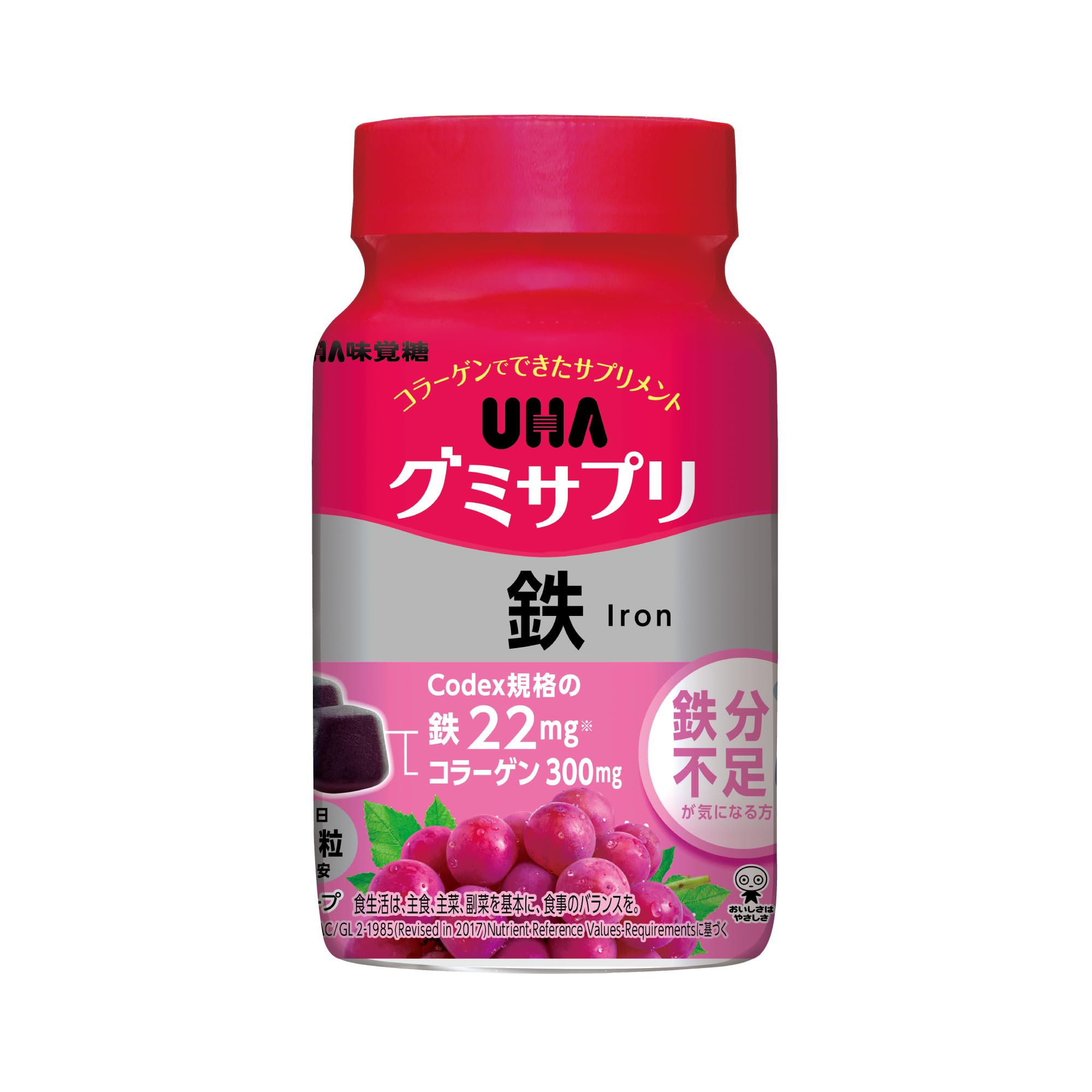 UHA Mikakuto Gummy Bổ Sung Sắt Chai 30 Ngày