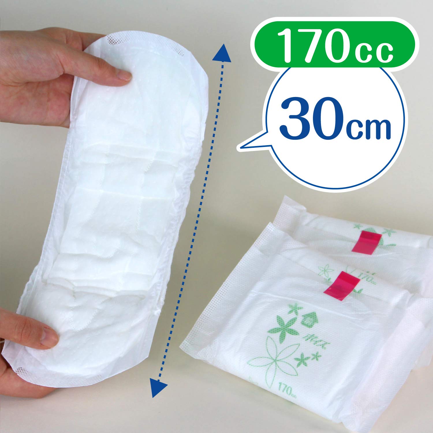 흡수 냅킨 포이즈 170cc 30cm 16장 장시간・밤에도 안심용(여성의 가벼운 소변 누출용)