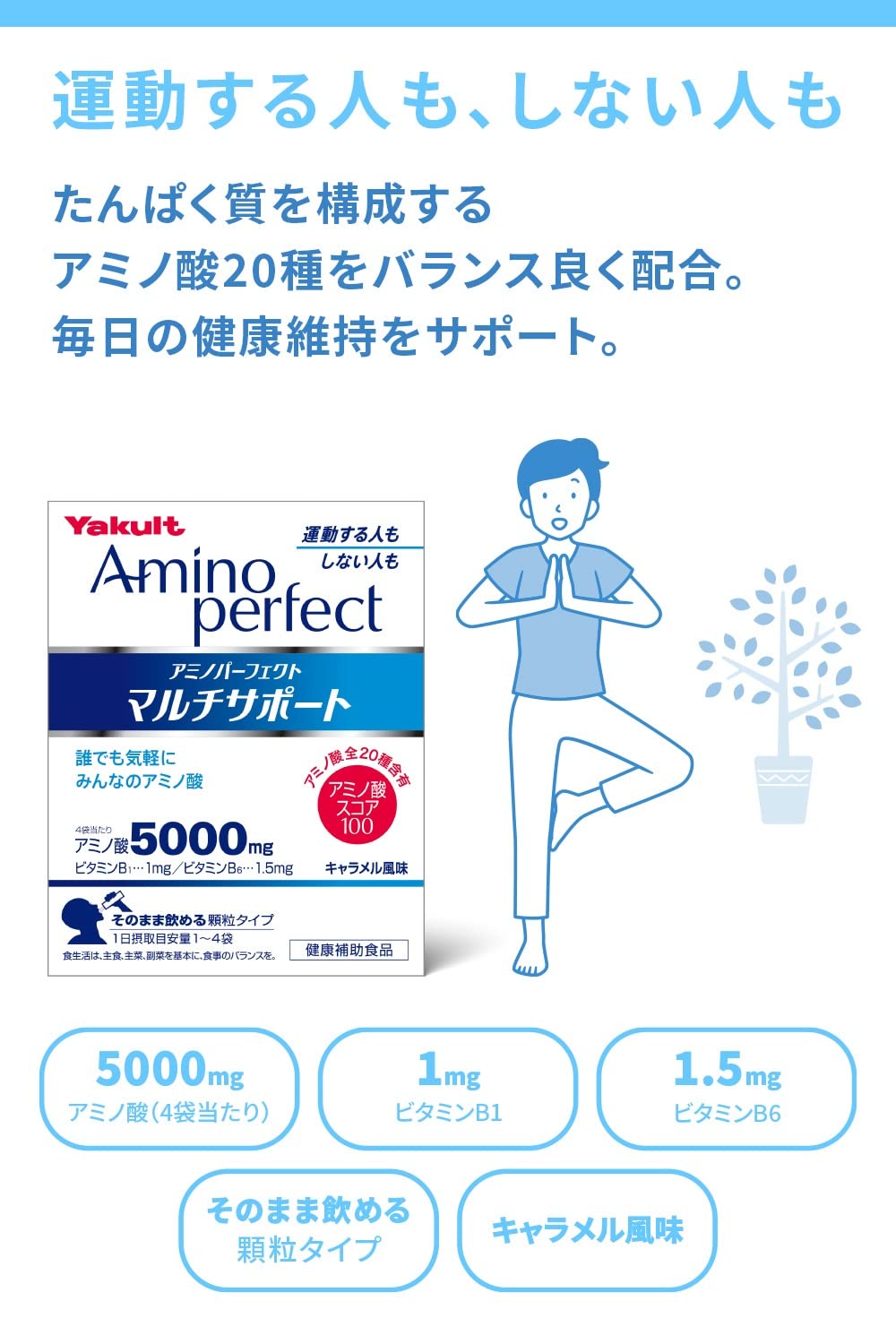 Yakult Health Foods Amino Perfect Multi Support 28 bags