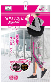Quần legging Slim Walk Compression Leggings Beau-Acty Recovery Legging M Mix Grey Compression Legging Thể thao