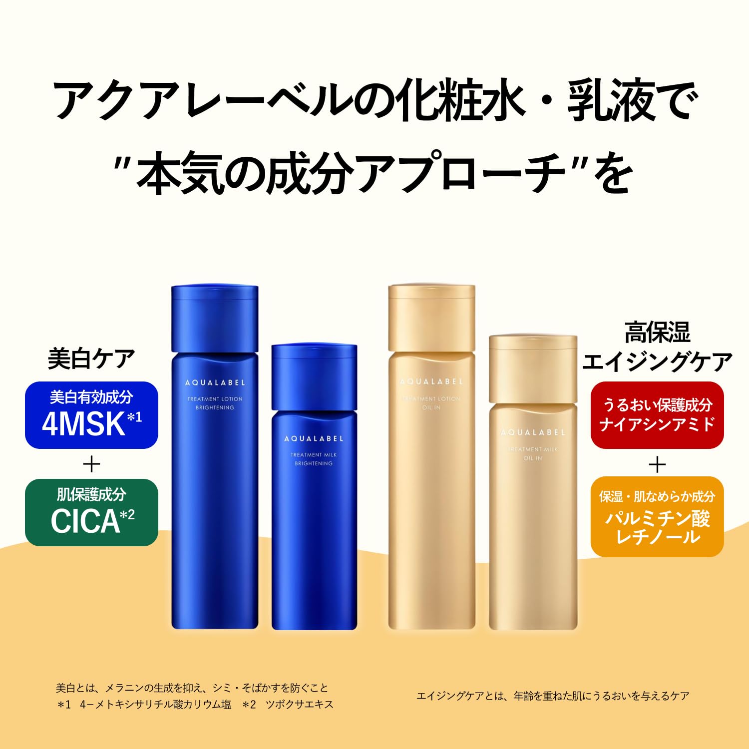 아쿠아 라벨 (AQUALABEL) 트리트먼트 우유 (오일 인) 매우 촉촉한 110mL 리필 팔미틴산 레티놀 니아신 아미드 유액 에이징 케어 24 년 2 월 발매