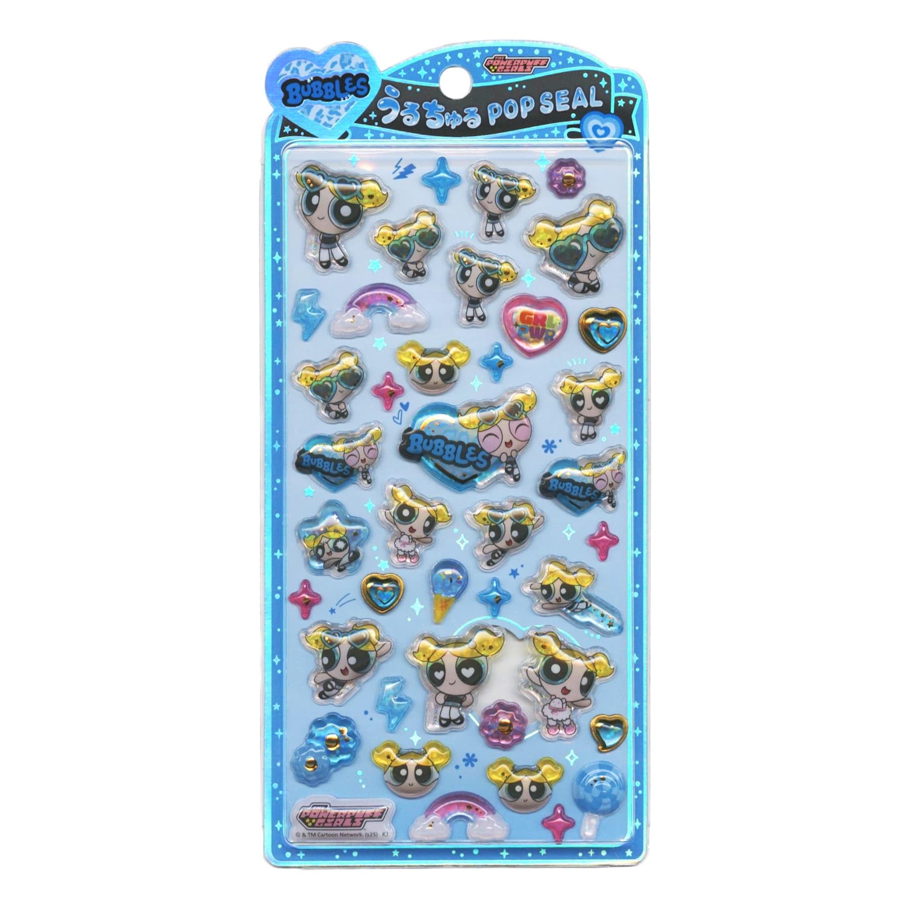 CRAX Powerpuff Girls Series Uruchuru Pop Seal Bubbles CR 137050