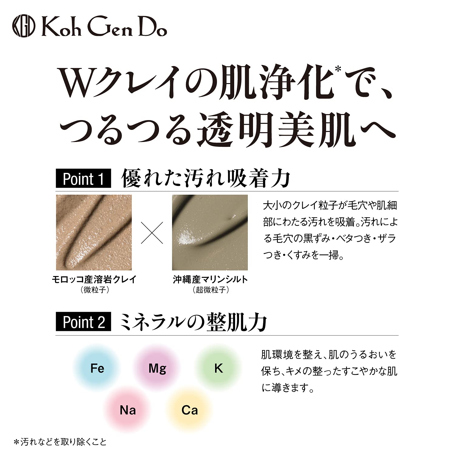 Koh Gen Do Gangwon Brightening Moisture Mask (Pack) Clay Unscented 80g