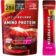 Amino Vital Ajinomoto Amino Protein Cassis Flavor 10 Piece Pouch Amino Acid BCAA EAA Whey Protein No shaker required No measuring required Portability