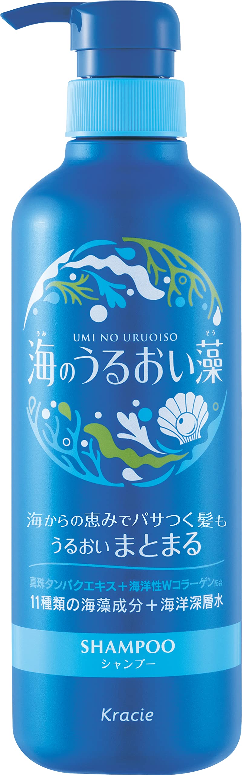 바다의 수분 조류 수분 케어 샴푸 펌프 490ml 해초 보습