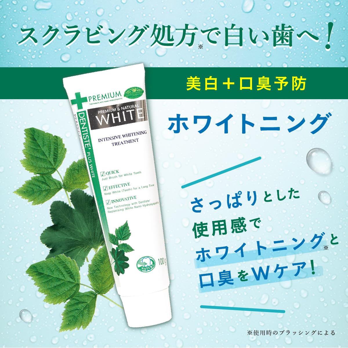Dentis whitening toothpaste powder 100g