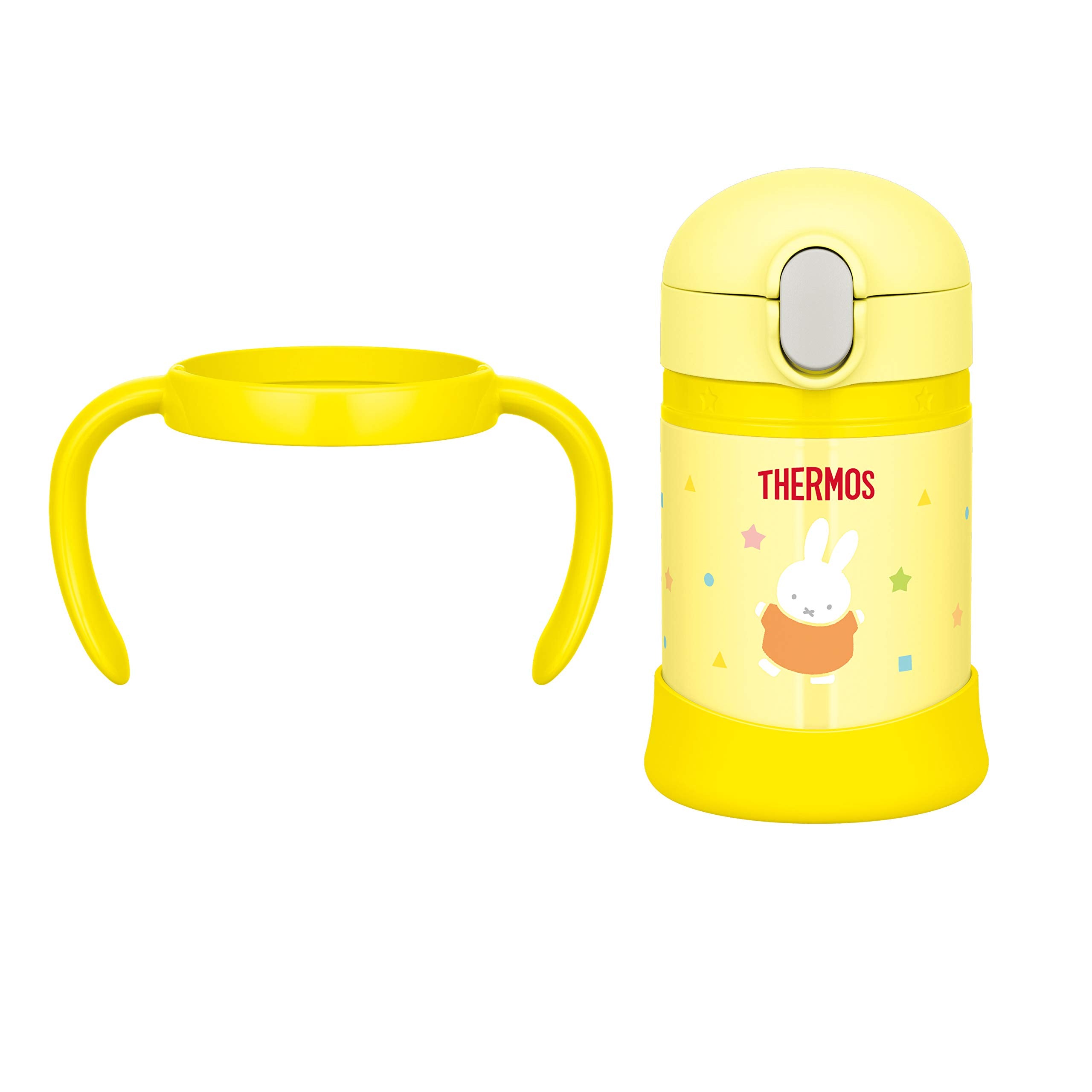 써모스 (THERMOS) 마호병의 아기 스트로 머그 FJL-250B 옐로우 (Y) 미피 250ml 물통 아이