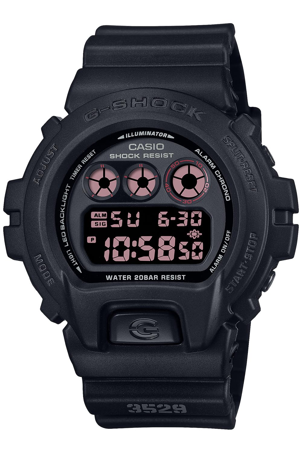 [카시오] 손목시계 지쇼크[국내 정규품] DW-6900UMS-1JF 블랙