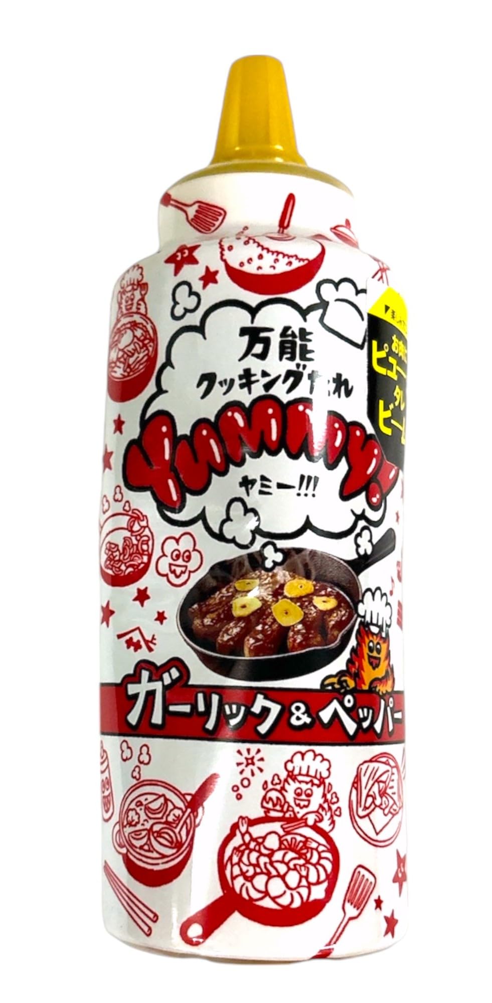 Yamasa all-purpose cooking sauce Yummy! Garlic & Pepper 240g