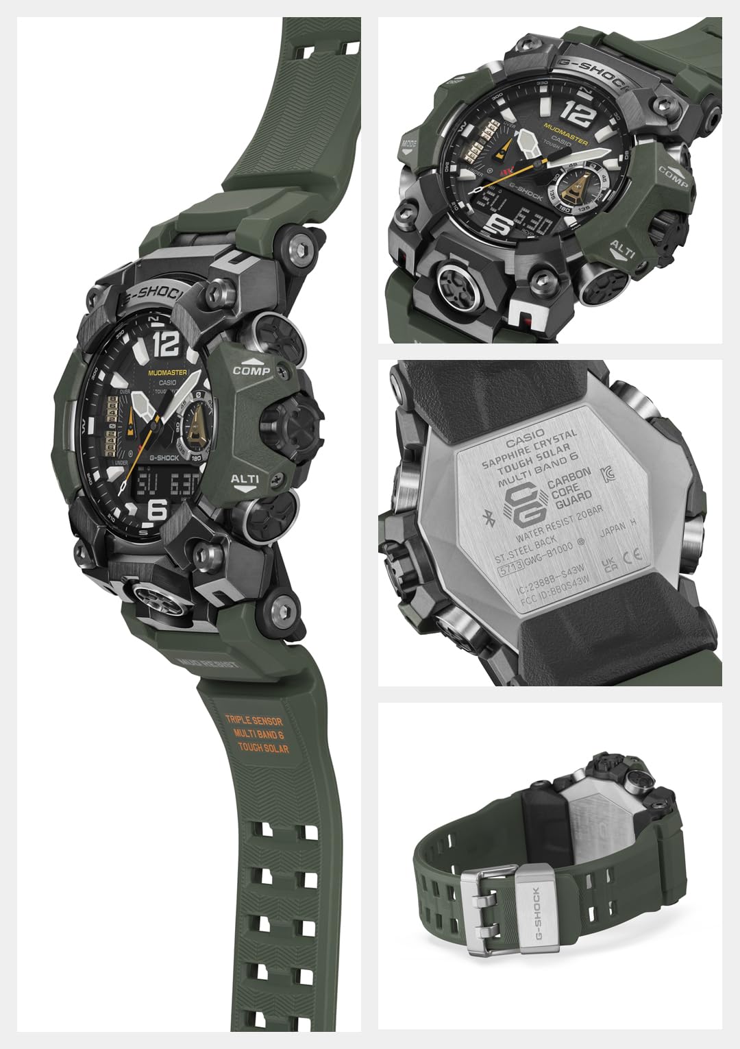 [Casio] G-Shock Watch [Domestic Genuine Product] GWG-B1000-3AJF Men's Car Key