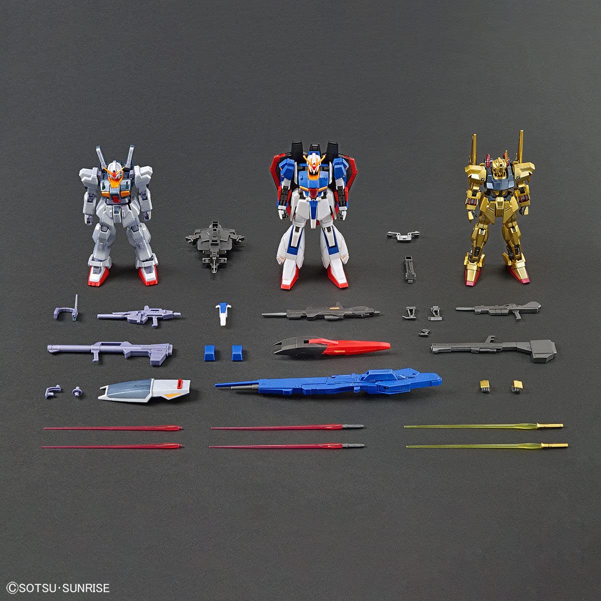 반다이(BANDAI) HG 1/144 건담 베이스 한정 제타 건담[U.C.0088]/백식/건담 Mk-II(에우고 사양) 세트[그립스 전역 스페셜 칼라]