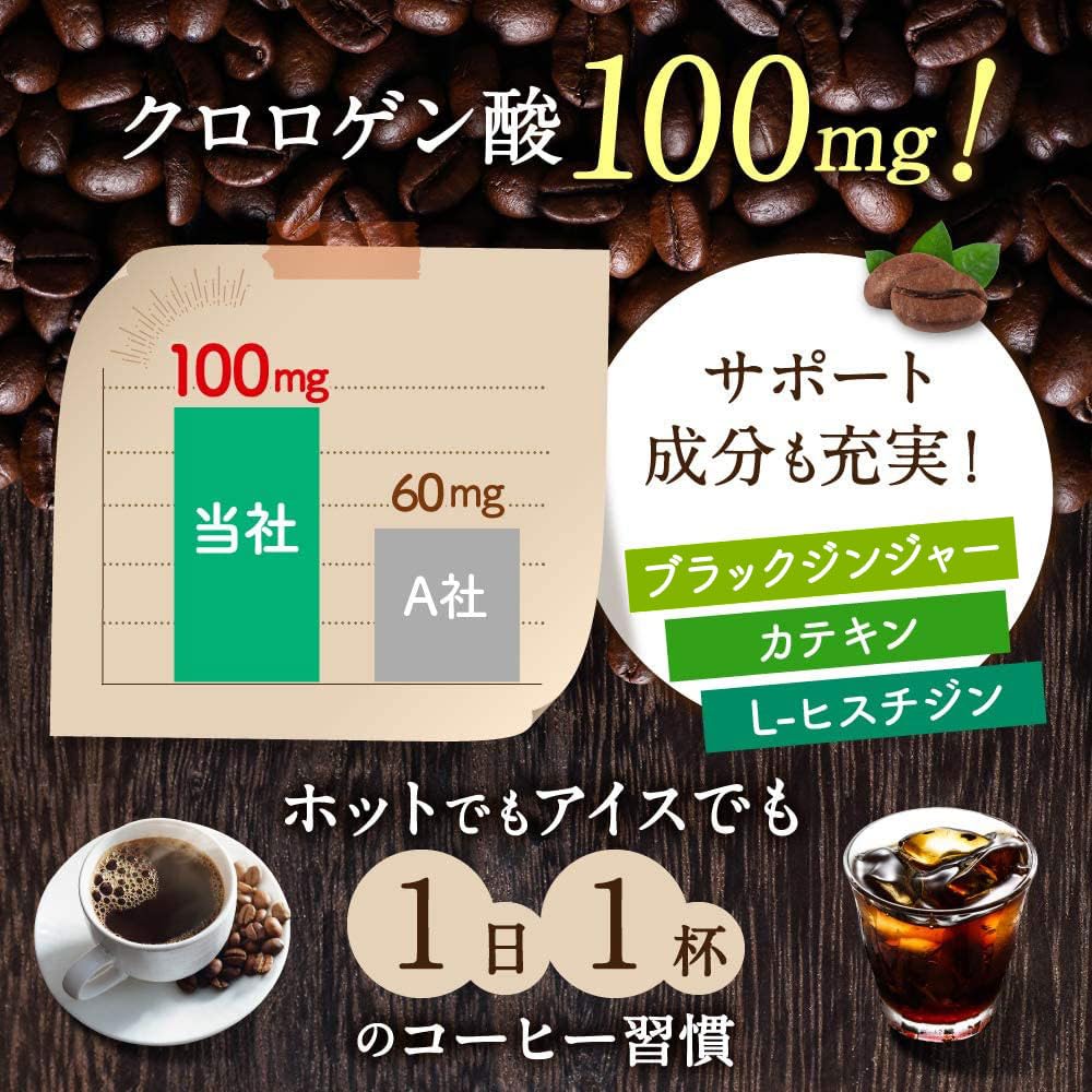 파인(FINE JAPAN) 파인 메타·커피 60잔 분 분말 클로로겐산 올리고당 블랙 생강 카테킨 배합 국내 생산 블랙 커피