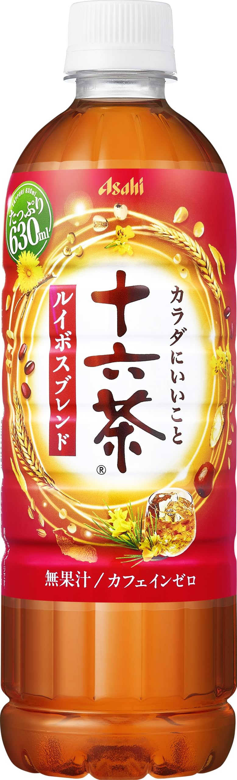 Jurokucha Rooibos Blend 630ml x 24 chai [Trà] [Trà Rooibos] [Caffeine Zero] [Đồ uống Asahi]