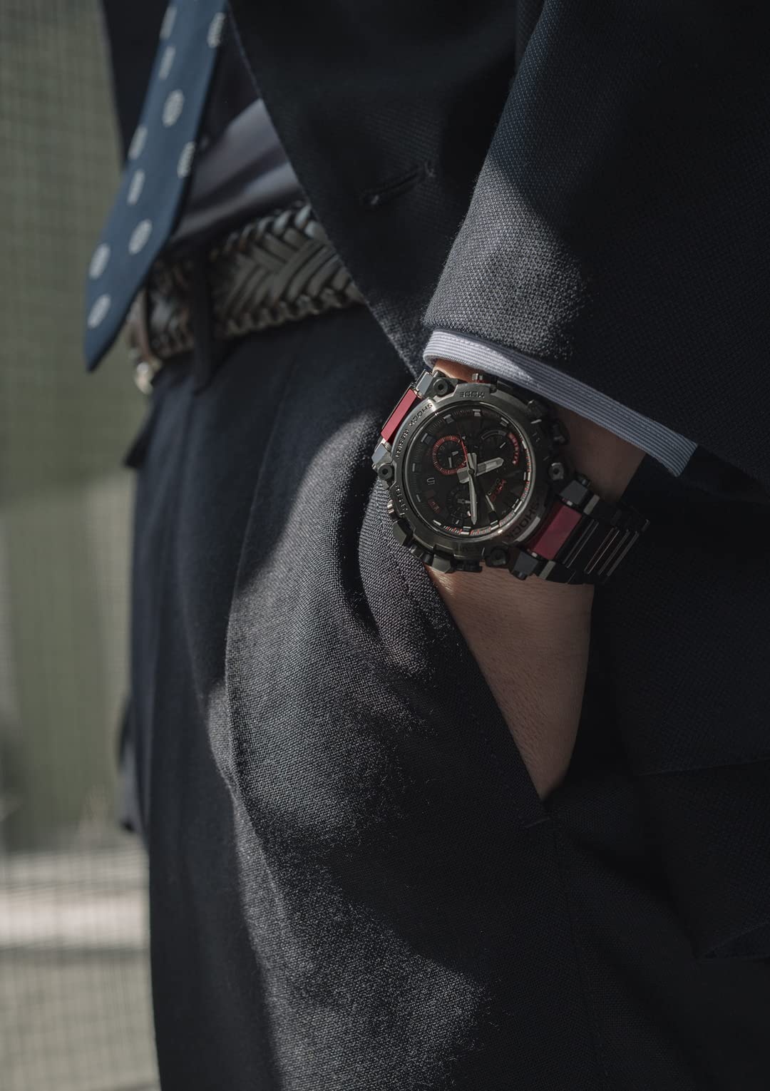 [Casio] G-Shock Watch [Domestic Genuine Product] MT-G Bluetooth Equipped with Radio Solar MTG-B3000BD-1AJF Men's Black