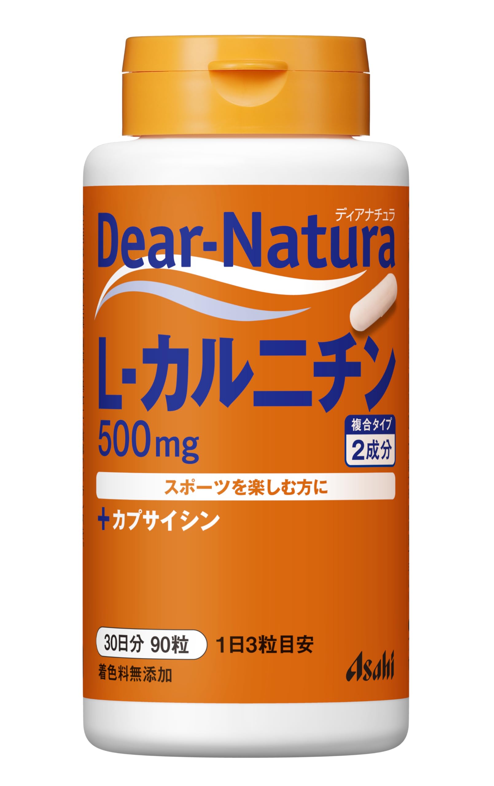 디아나츄라 L-카르니틴 90알 (30일분) 아사히 사프리 Dear-Natura 국내 공장에서 생산