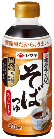 야마키 스트레이트 소바 츠유 500ml × 6 개