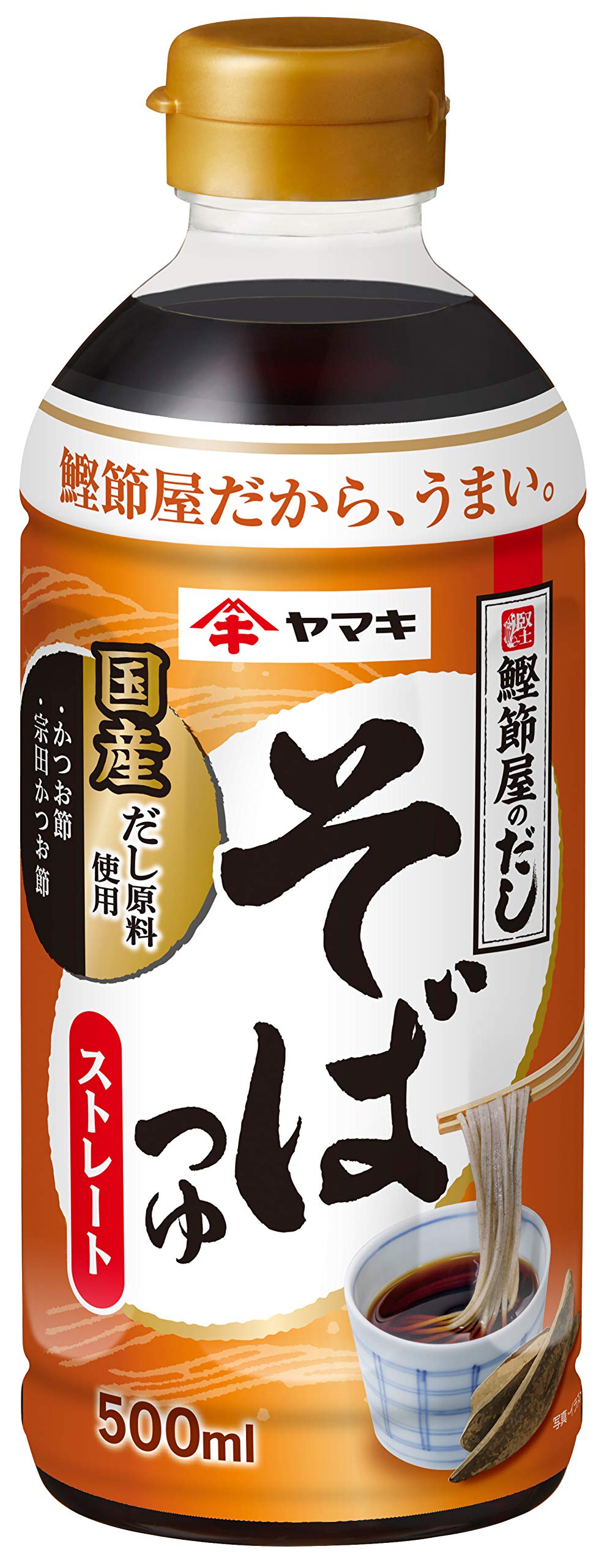 야마키 스트레이트 소바 츠유 500ml × 6 개