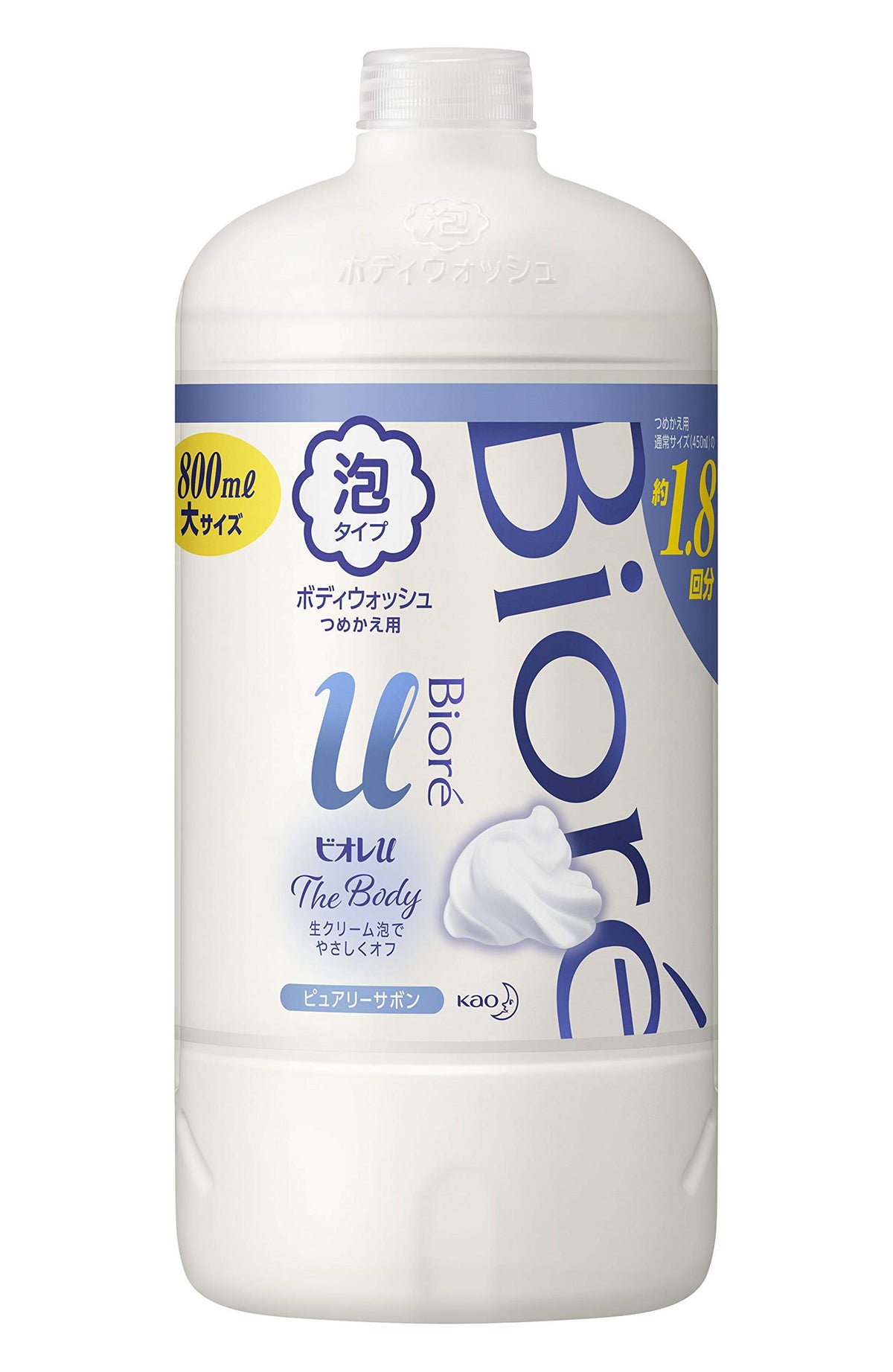 비올레 u ※구품※【대용량】더 바디〔The Body〕 거품 타입 퓨어리 사본의 향기 리필용 800ml “고윤활 처방의 생크림 거품” 바디 비누 청결감이 있는 퓨어리 사본의 향기