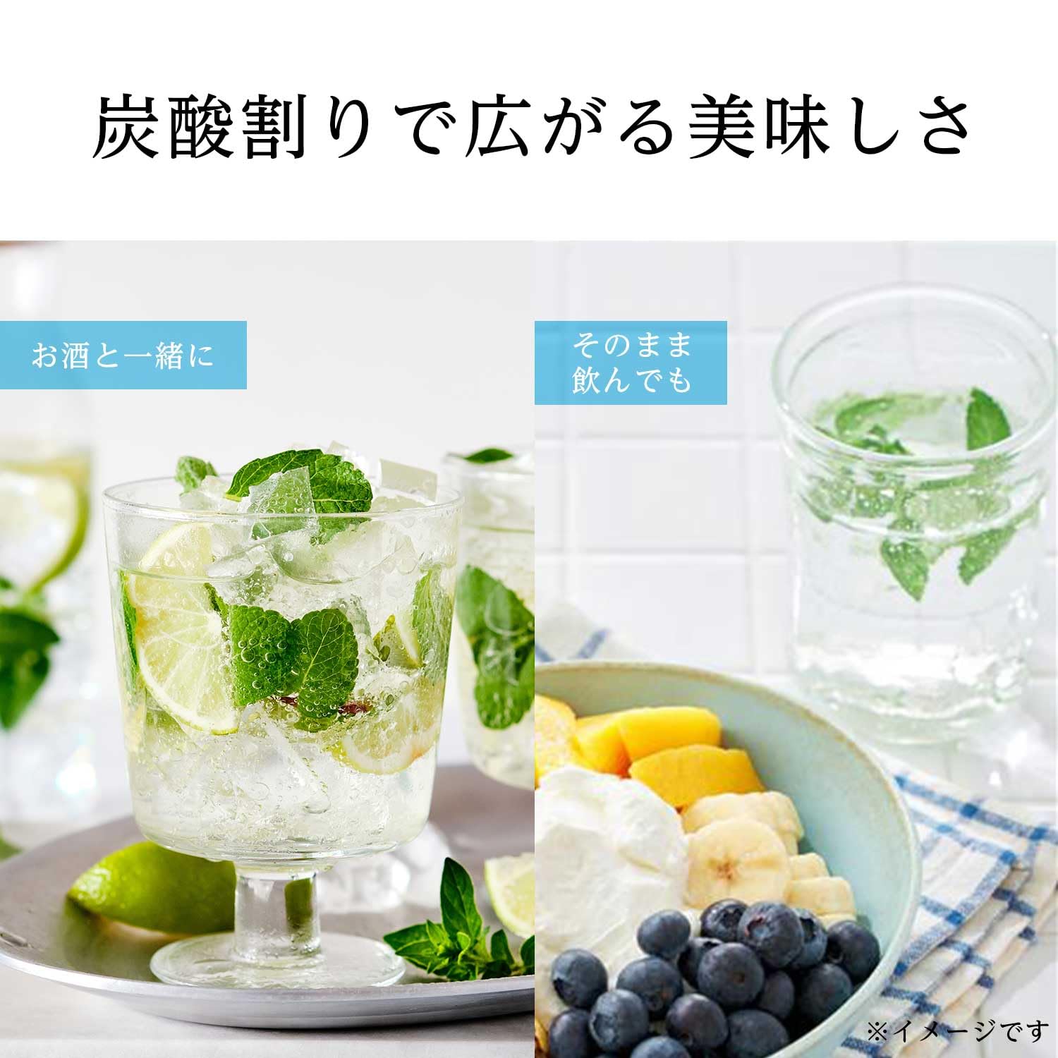 Mineral Strong Itoen Labelless Strong Carbonated Water Lemon 500ml x 24 bottles Contains Silica