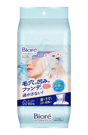비올레 Bioré 클리어 후키토리 시트 60장들이 [액 가득한 대형 시트] [오일 프리]