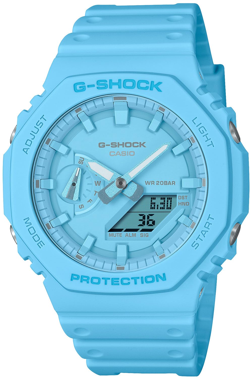 [Casio] G-Shock Watch [Domestic Genuine Product] TONE-ONTONE series GA-2100-2A2JF Men's Turquoise