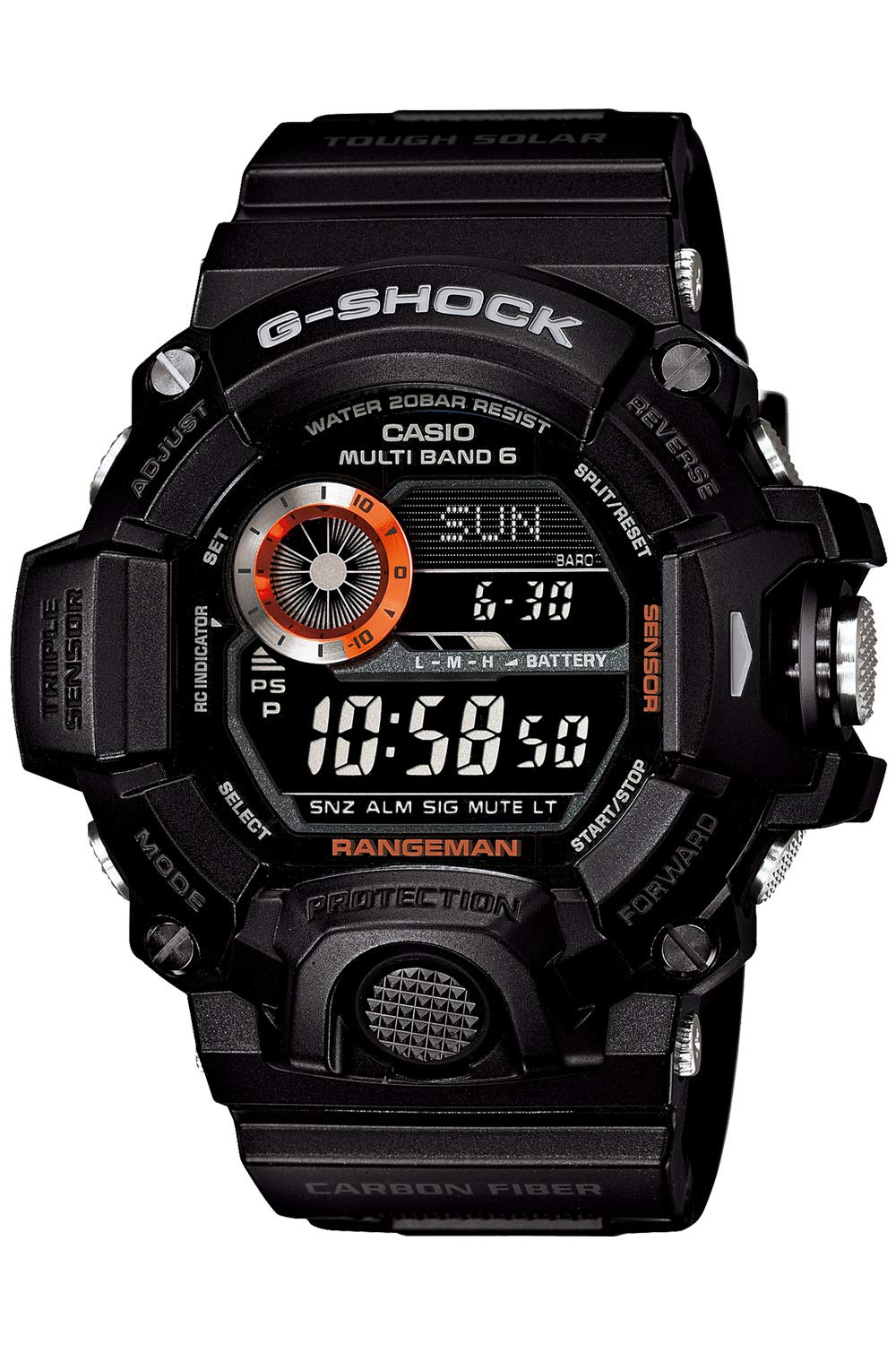 [카시오] 손목시계 지쇼크[국내 정규품] RANGEMAN 전파 솔러 GW-9400 BJ-1 JF 맨즈 블랙