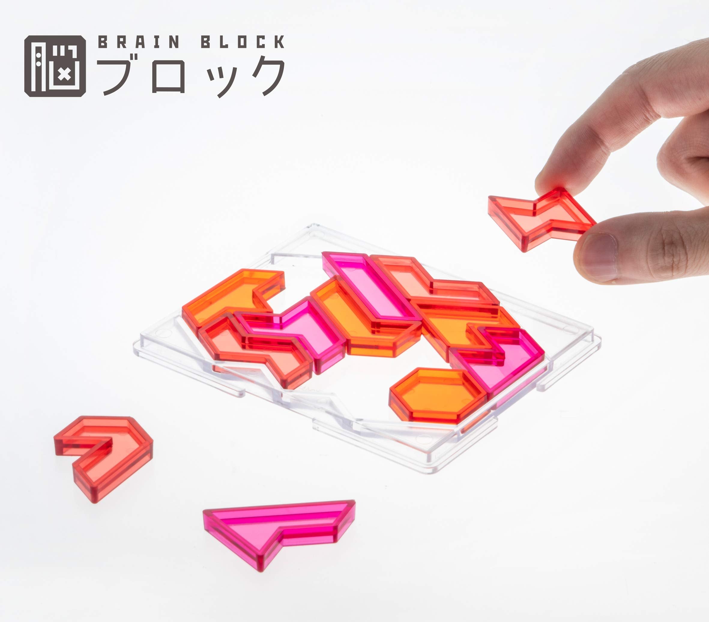 Tenyo Hexmondo Brain Block Puzzle có thể chơi mãi mãi Độ khó cấp 3 CẤP 3 Dành cho người chơi từ trung cấp đến cao cấp Tổng số 4.968 cách Brain Stretch TBB-03 Chỉ cần lấy các mảnh ra và cho vào hộp là cực kỳ khó