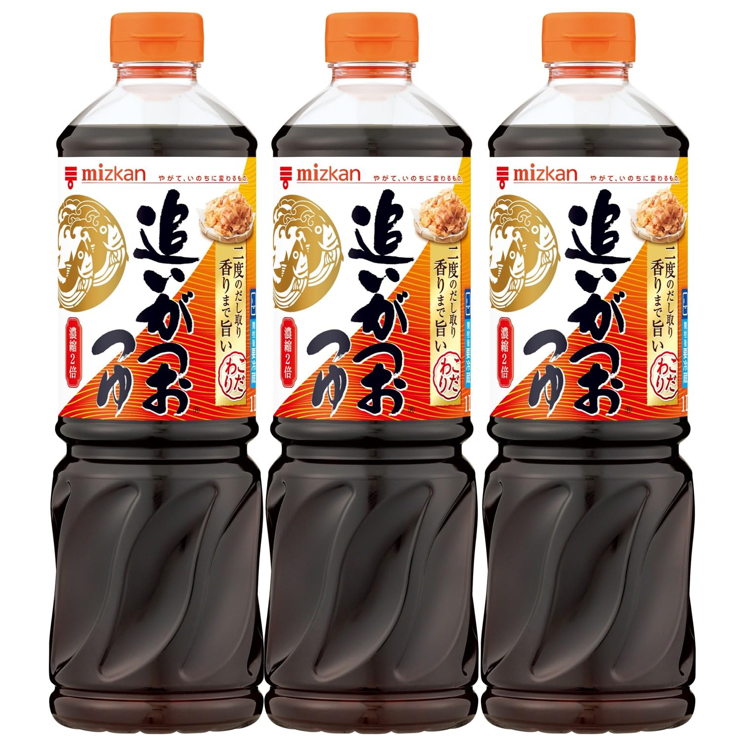 미쓰칸 쫓는 가쓰오츠유 2배 1000ml×3병 멘츠유