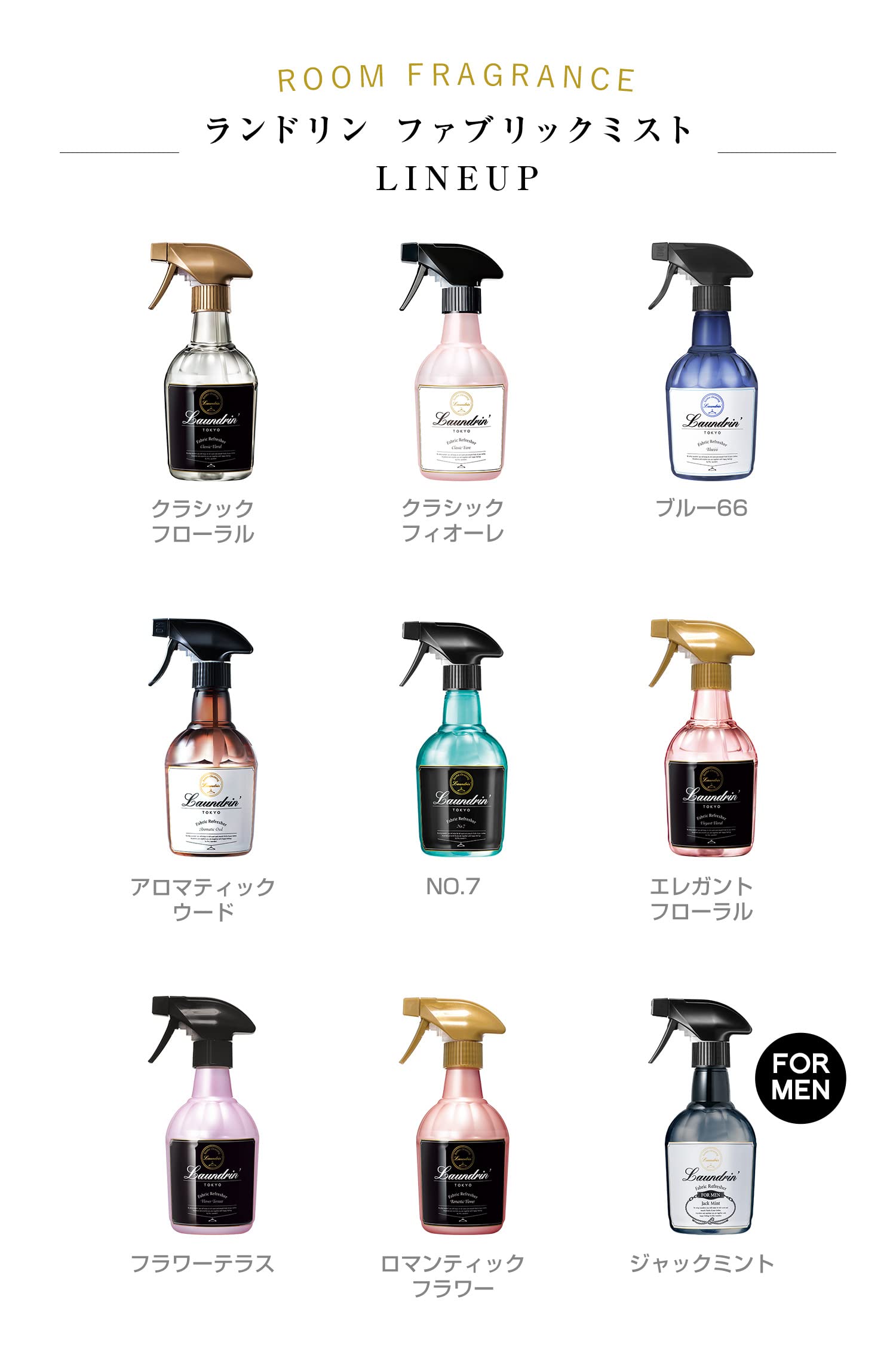 Xịt Khử Mùi Laundrin' Fabric Mist No.7 370ml