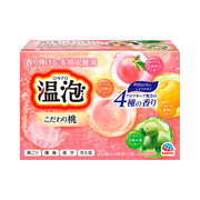 Warm Foam Special Peach Carbonated Water Bath Salts Transparent 20 Tablets Carbonated Bath Salts Assortment Carbonated Bubble Bath Medicinal Quasi-drug Aroma Keep