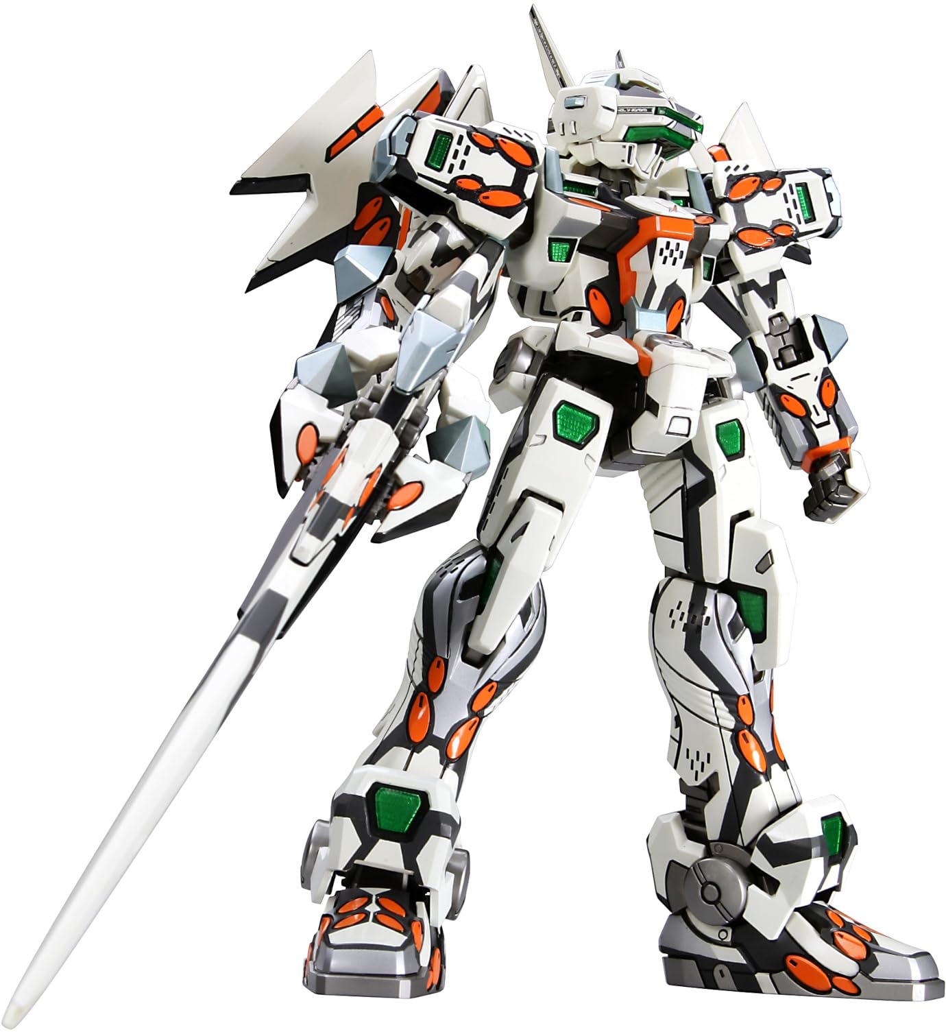 Hasegawa Cyber Troopers Virtual On Mars VR-747 Temujin Type A8 White Rainbow Knights 1/100 Scale Plastic Model 65580
