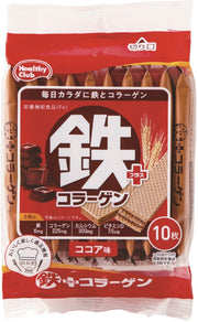 Hamada Confect Iron Plus Collagen Wafers 10 pieces