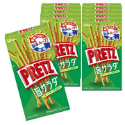 플리츠 맛 샐러드 64g×10개 간식 과자 프레첼 향미 부용 이와시오