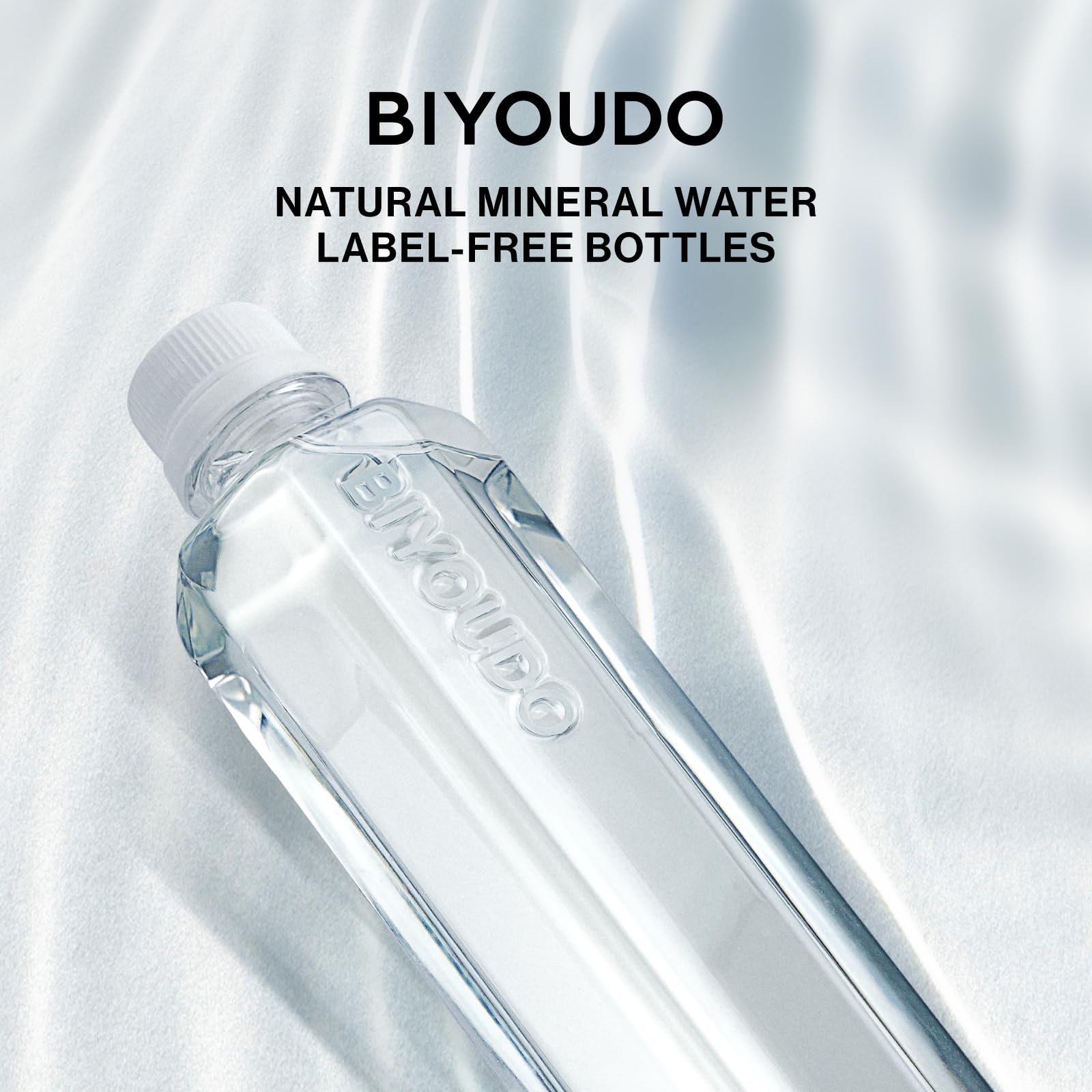 BIYOUDO 실리카 물 내츄럴 미네랄 워터 라벨리스 실리카 50mg/L이상 함유 500ml×42개 연수 국산 천연수