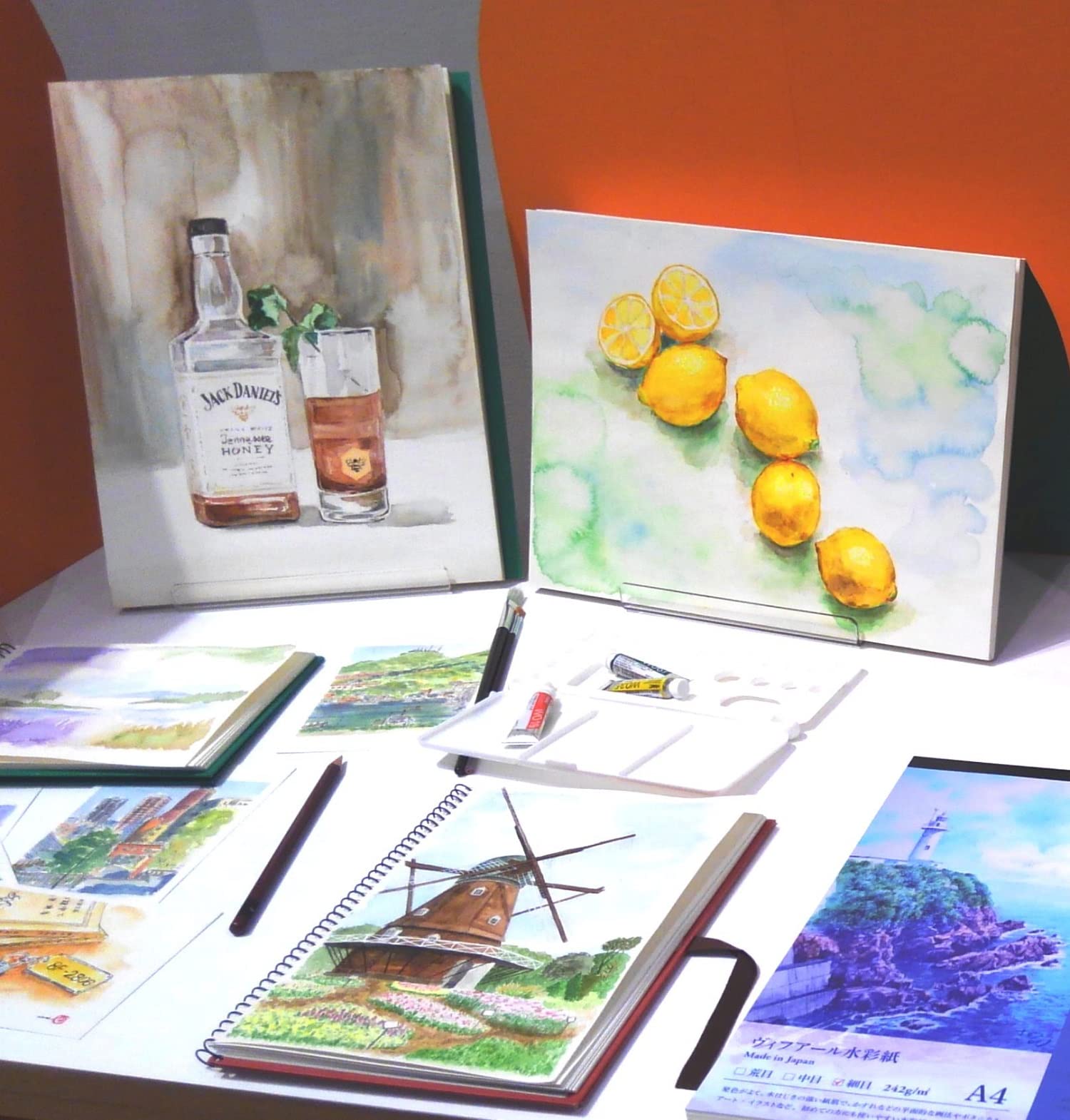 Maruman Sketchbook F0 Vifuar Watercolor Paper Fine 15 Sheets S30VA