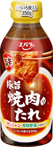 [에바라] 극지 야키니쿠 양념장 맛 350g × 6 병 (야키니쿠 소스 불고기 소스 불고기 소스)