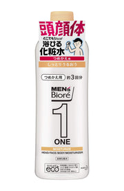 Men's Biore One (ONE) Whole Body Lotion Spray Moisturising Type Refill 340ml [Sữa dưỡng toàn thân có thể dùng cho tóc, mặt và cơ thể]