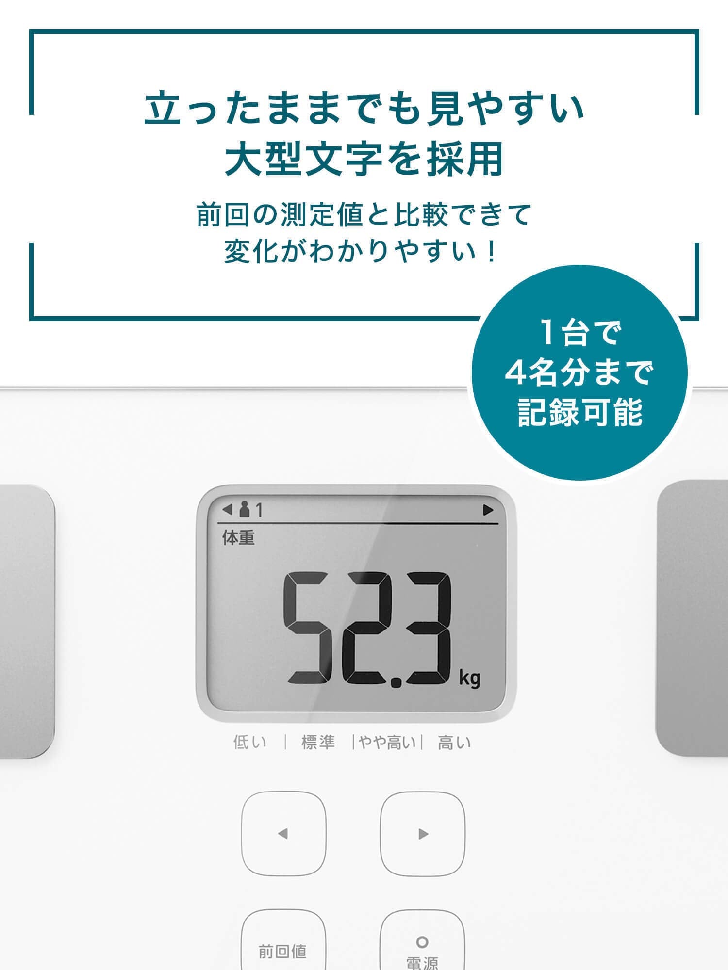 OMRON Weight/Body Composition Meter Body Scan Blue HBF-214-B