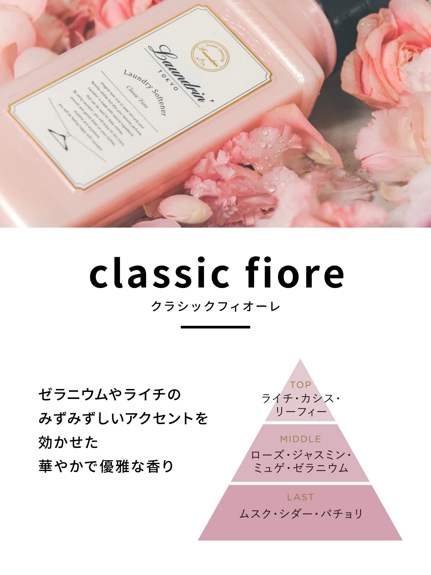 Laundrin Fabric Mist Classic Fiore Deodorant Spray 370ml