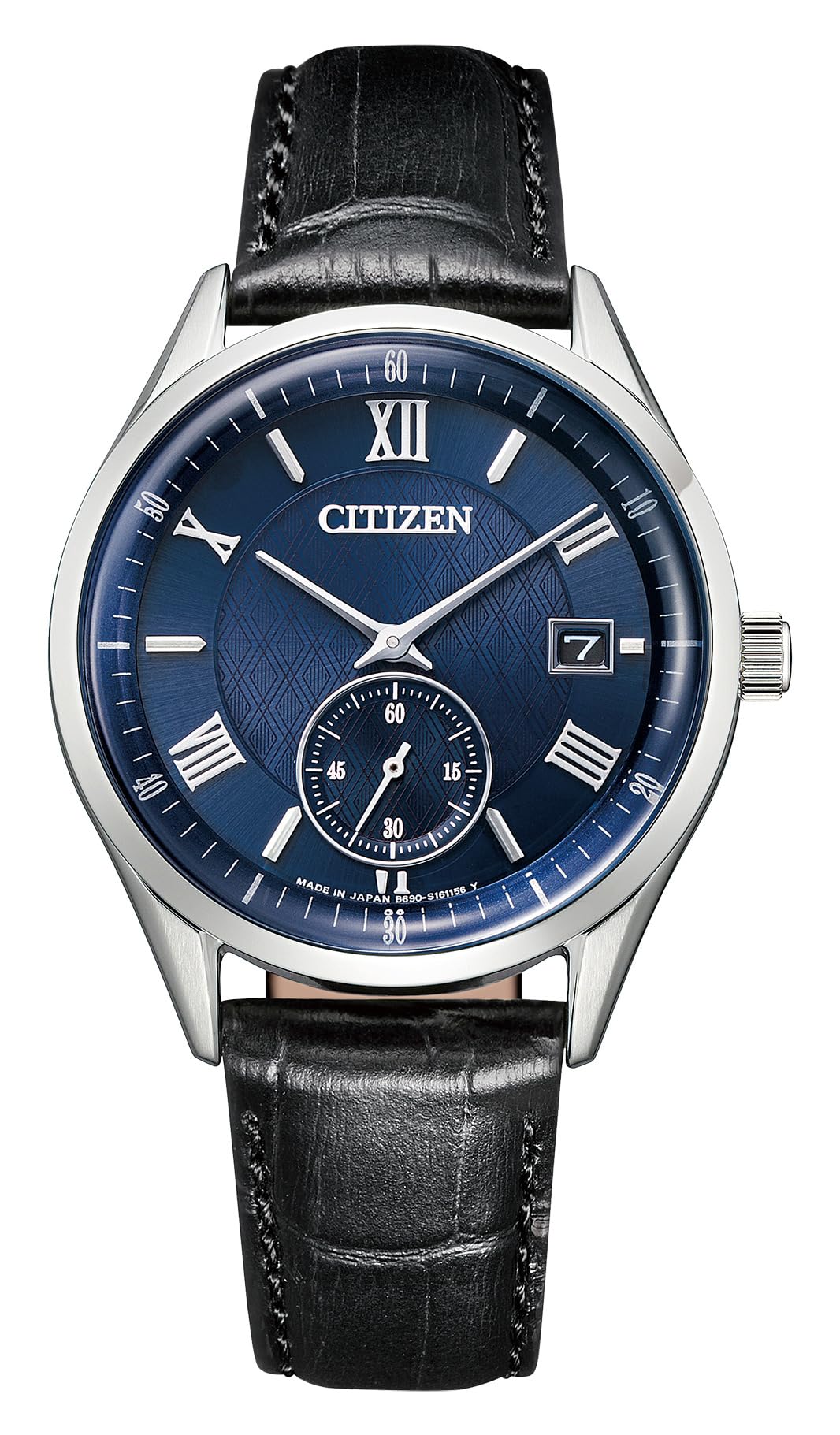 [CITIZEN] Men's Watch CITIZEN COLLECTION BV1120-15L Photovoltaic Eco-Drive Small Second Cowhide Blue