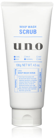 UNO (우노) 휘핑 워시 (스크럽) 세안료 130g