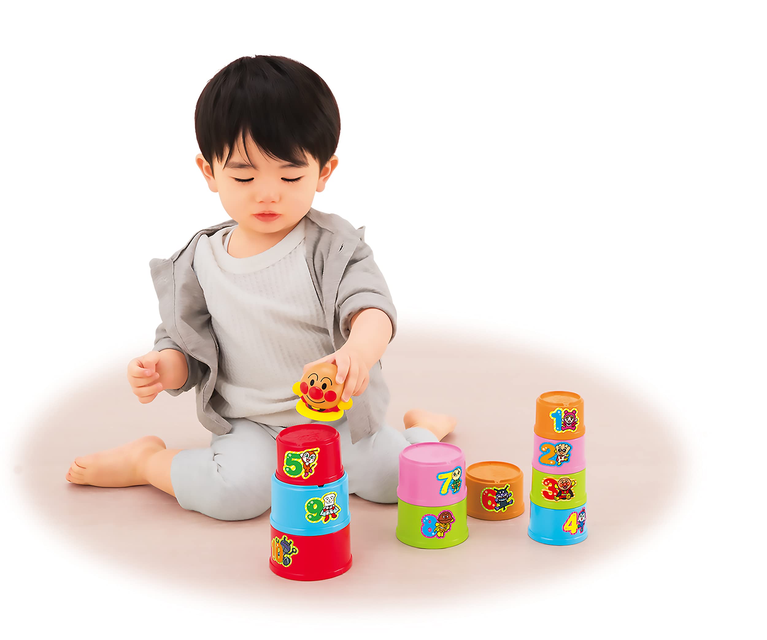 AGATSUMA Anpanman Genius Brain Picking Cup 1-3 years old