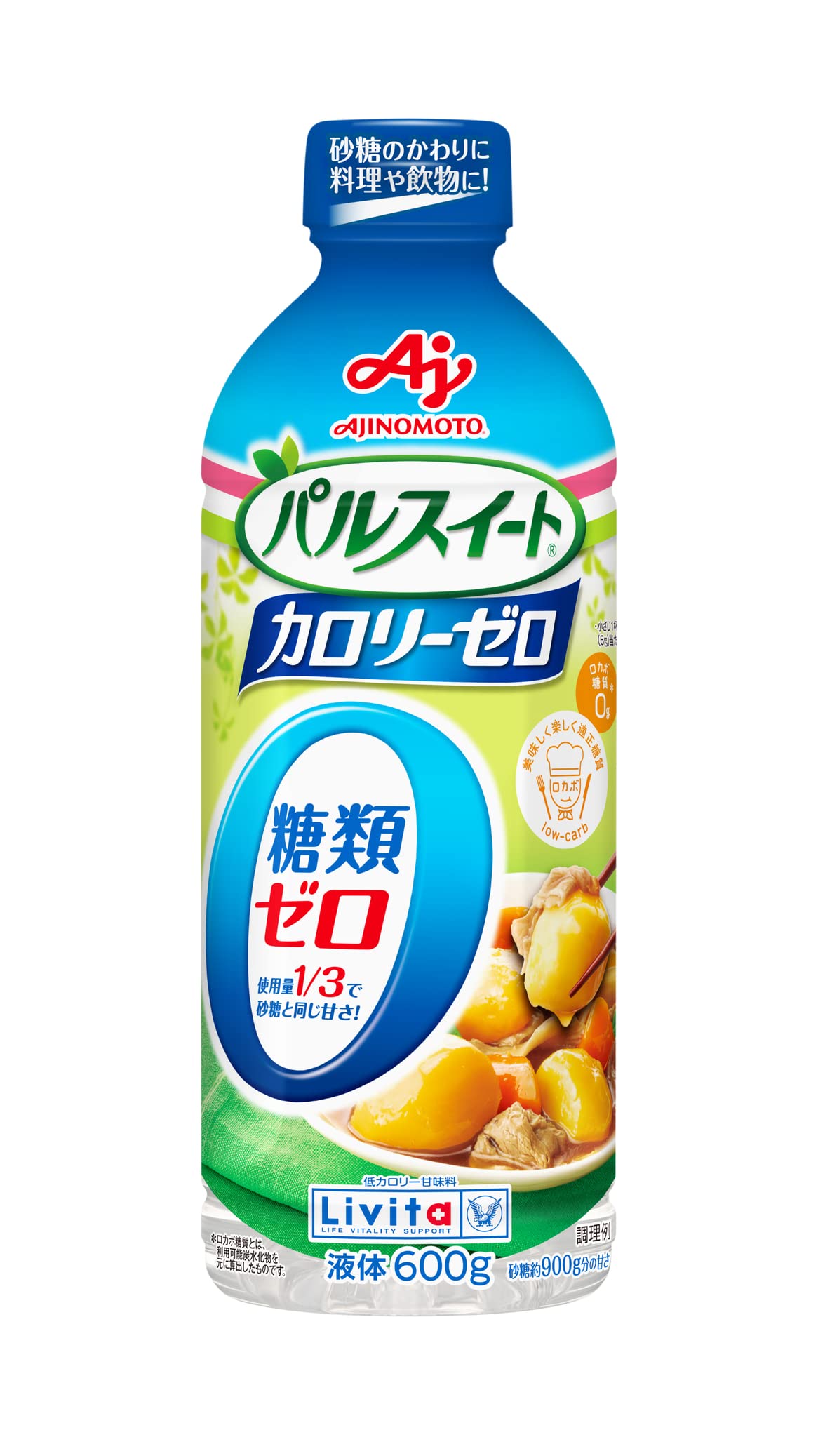펄 스위트 칼로리 제로 액체 타입 600g 다이쇼 제약 리비타 (Livita) 저칼로리 당질 오프 에리스리톨 단맛 칼로리 컨트롤 설탕 대체품 설탕과 같은 단맛 수크랄로스 어드밴텀