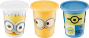 Skater 3 Tumblers with Straw 320ml Minions Face SIH3ST Made in Japan SIH3ST