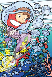 ENSKY Art Crystal Jigsaw Ponyo on the Cliff The Adventure Begins 126 Pieces (126-AC69)