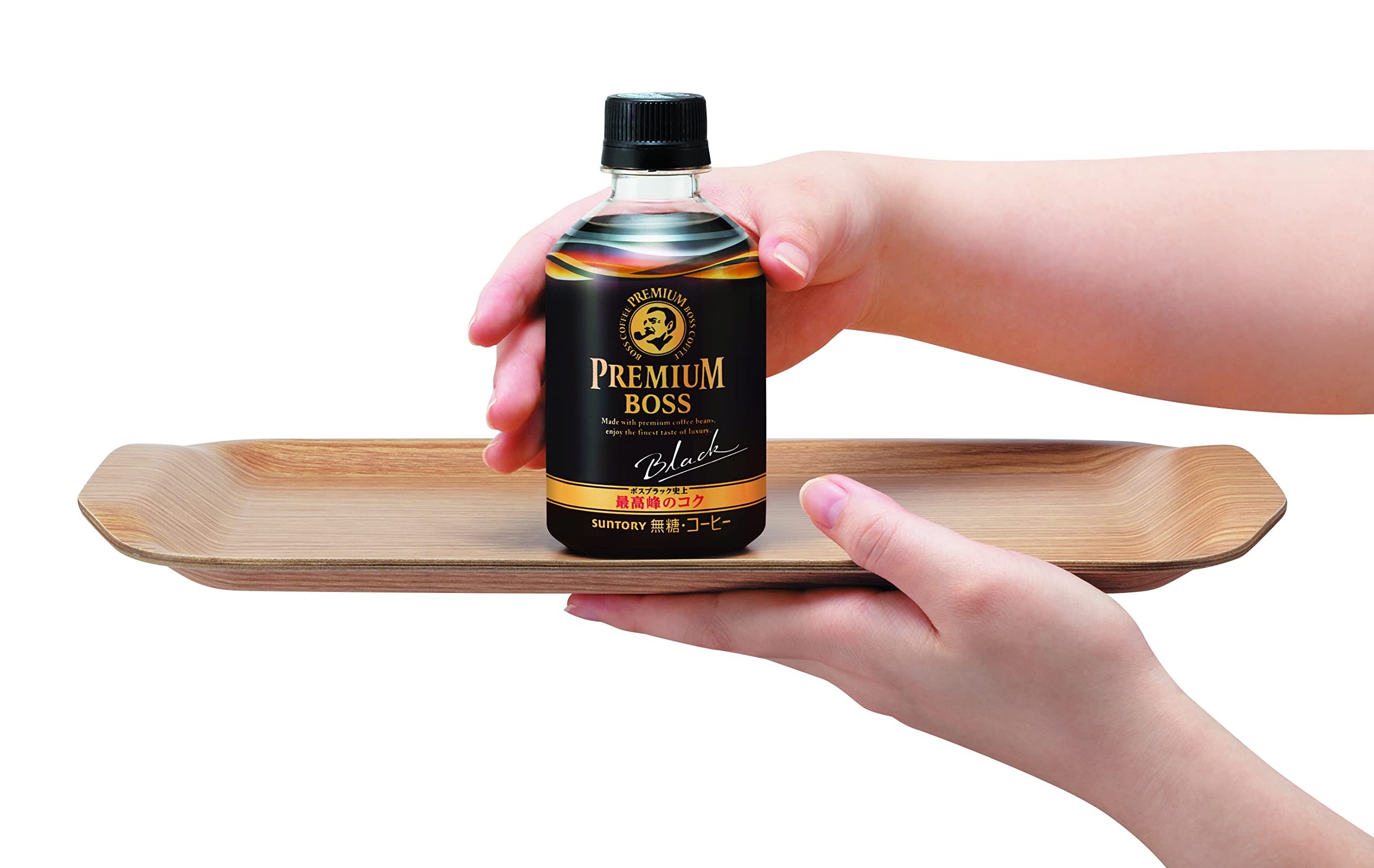 Cà phê đen Suntory Premium Boss Chai PET nóng và lạnh 285ml x 24 chai