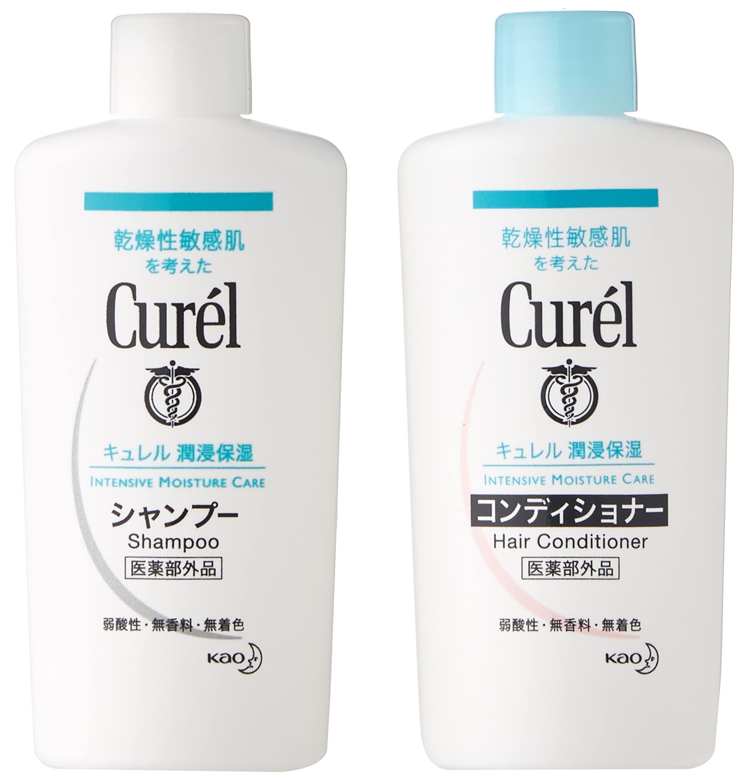Curel [Trial Set] Shampoo & Conditioner (Shampoo 45ml + Conditioner 45ml) 2 pieces assorted