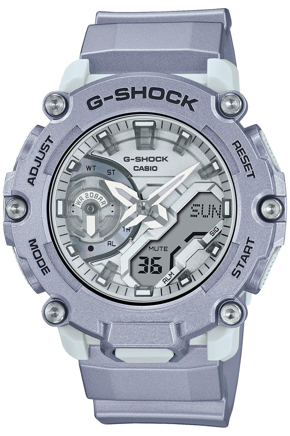 [Casio] G-Shock Watch [Domestic Genuine Product] Forgotten future SERIES GA-2200FF-8AJF Men's Silver