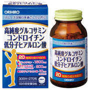 Orihiro High Purity Glucosamine Chondroitin Low Molecular Hyaluronic Acid 270 Tablets Type II Collagen Soy Isoflavone Muscle Grass