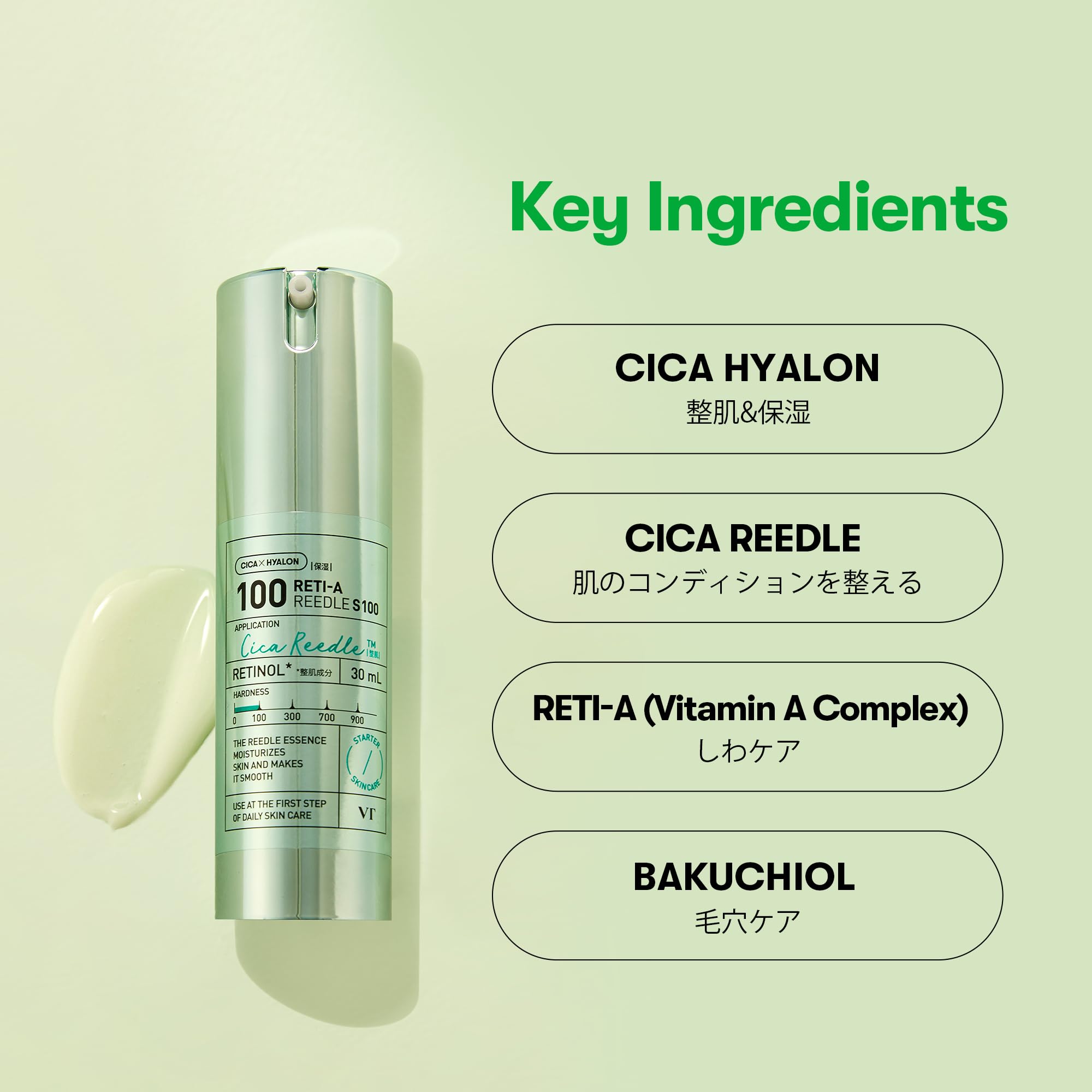 VTCOSMETICS (부티 코스메텍스) 리드 샷 모공 탄력 피부 관리 미용액 도입액 (7. 레티 A 리드 S 100 본 제품)